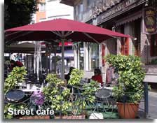 Street cafe in Almeria city