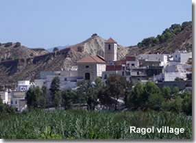 Ragol village in the Alpujarra of Almeria