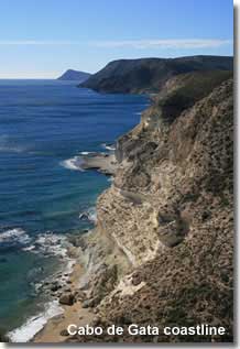 Coastline of Cabo de Gata