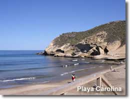 Playa Carolina on Pulpi coastline