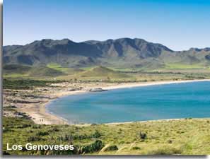 Genoveses beach and the Morron de Genoveses