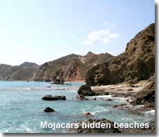 Mojacar coastline and hidden beaches