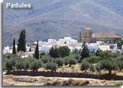 Padules village on the GR142 walking route in the Alpujarras of Almeria in Andalucia