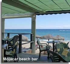 Mojacar beach bar