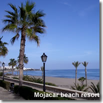 Mojacars beach and resort