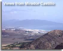 Views from Mojacar Pueblo to the beach