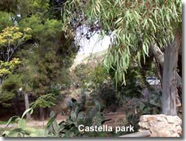 Castala Urban Park in the gador mountains of Almeria