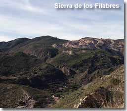Filabres mountain landscape of Andalucia