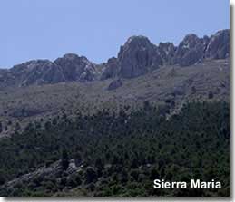 Sierra Maria mountains in Almeria