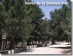 Dehesa walking trail in the Maria Velez Natural Park of Almeria