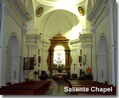 Interior of the Saliente Chapel