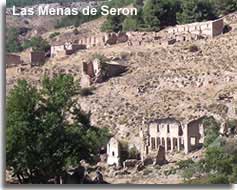 Abandoned village of Las Menas in the Sierra de los Filabres in Almeria
