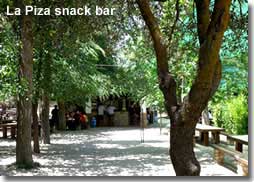 Snack bar in the forest of Sierra Maria