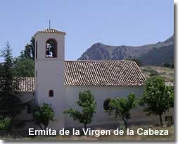 Virgen de la Cabeza chapel on the Umbria de la Virgen walking trail of Sierra Maria