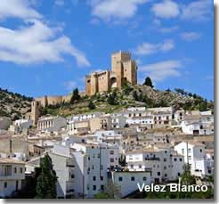 Velez Blanco Andalucian village of Almeria