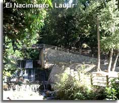 El Naciniento recreational area at the start of the Alpujarra walking trails